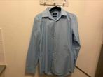 Hugo Boss overhemd, Ophalen of Verzenden, Zo goed als nieuw, Blauw, Halswijdte 39/40 (M)