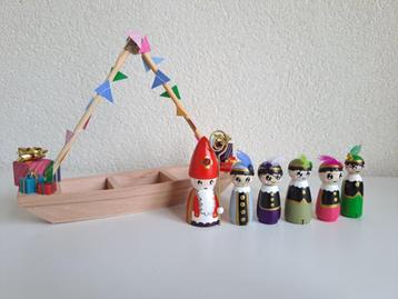 Pakjesboot sinterklaas peg dolls  beschikbaar voor biedingen