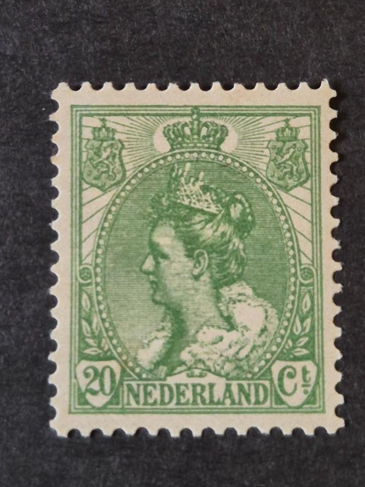 Nederland NVPH 68 Wilhelmina 20 Cent Ongebruikt  1899-1921, Postzegels en Munten, Postzegels | Nederland, Postfris, T/m 1940, Ophalen of Verzenden