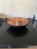 Grillx wokpan met deksel, 1 x gebruikt, retourtje, Ophalen of Verzenden, Zo goed als nieuw, Wok