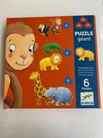 Djeco puzzel Géant, Kinderen en Baby's, Speelgoed | Kinderpuzzels, 10 tot 50 stukjes, Ophalen of Verzenden, 6 maanden tot 2 jaar