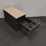 Steelcase Ladeblok 2 Laden Antraciet Ahorn, Huis en Inrichting, Kasten | Ladekasten, Minder dan 50 cm, 1 of 2 laden, Ophalen of Verzenden