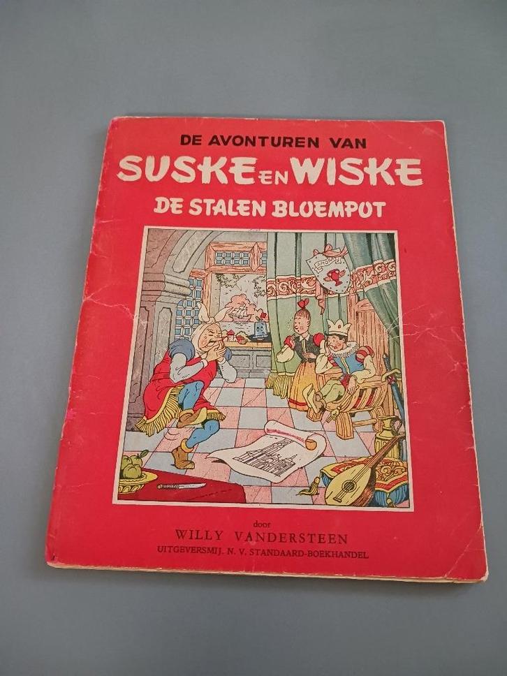 Suske & Wiske, Stalen Bloempot, ' 55 herdruk, goede staat, Boeken, Stripboeken, Gelezen, Eén stripboek, Ophalen of Verzenden
