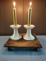 Villeroy en Boch Arco Weiss 2 kaars standaards, Ophalen of Verzenden, Zo goed als nieuw, Overige materialen, Minder dan 25 cm