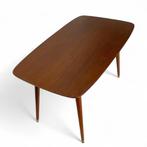 Vintage mahoniehouten/fineer salontafel, Ophalen, Gebruikt, 50 tot 100 cm, ?