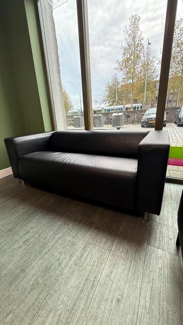 Kwaliteits leren bank – nauwelijks gebruikt, perfecte staat! beschikbaar voor biedingen