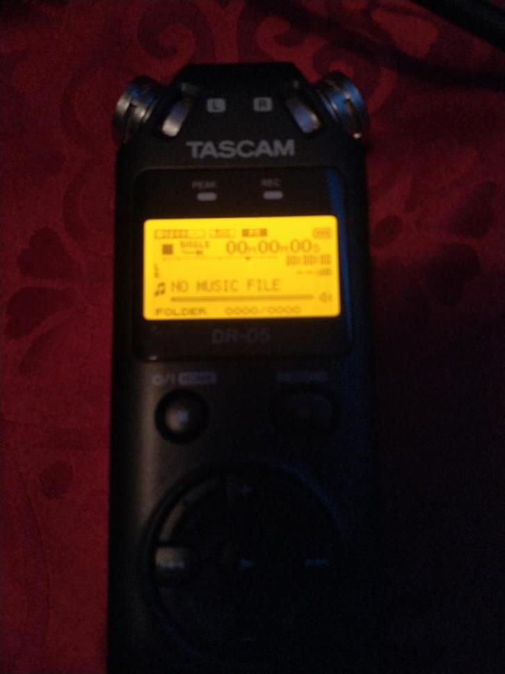 Tascam Draagbare Recorder - Perfect voor Opnames!, Audio, Tv en Foto, Professionele Audio-, Tv- en Video-apparatuur, Gebruikt