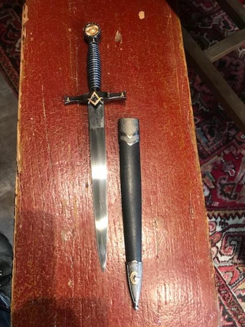 mooie vrijmetselaars dolk/ sierdolk, Verzamelen, Militaria | Algemeen, Mes of Dolk, Ophalen of Verzenden