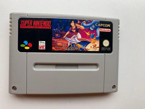 Aladdin - Super Nintendo (SNES), Spelcomputers en Games, Games | Nintendo Super NES, Gebruikt, Platform, 1 speler, Vanaf 3 jaar