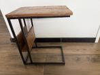 Bijzet tafeltje Mango industrieel, Huis en Inrichting, Minder dan 55 cm, Nieuw, Industrieel, Rechthoekig