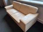 Bank , eacht leder , length: 200cm, Ophalen, Zo goed als nieuw