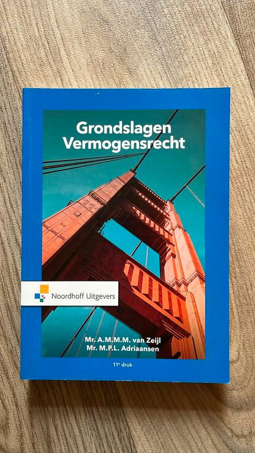 Grondslagen Vermogensrecht - Mr.A.M.M.M. van Zeijl, Boeken, Wetenschap, Zo goed als nieuw, Ophalen of Verzenden