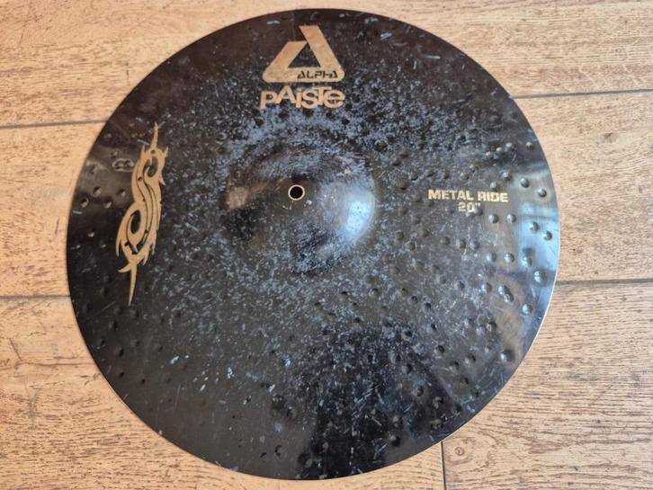 Paiste Joey Jordison Black Alpha Metal Ride 20" IZGS, Muziek en Instrumenten, Instrumenten | Onderdelen, Gebruikt, Drums of Percussie