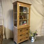 Buffetkast teak -  teakhout - vanaf € 355,- Bij TTM Wonen, Huis en Inrichting, TTM Wonen, Met deur(en), 200 cm of meer, Glas