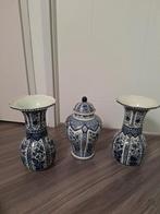 Delftsblauw vazen   set van drie, Antiek en Kunst, Antiek | Vazen, Ophalen