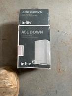 In-lite Ace Down Wandlamp - Rosé Zilver - Nieuw, Minder dan 50 watt, Wandlamp, Ophalen of Verzenden, Netvoeding