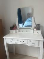 Kaptafel met spiegel, Gebruikt, 100 tot 150 cm, Hout, 50 tot 100 cm