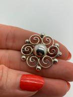 V503 Prachtige zilveren Deense broche Herman Siersbol, Ophalen of Verzenden, Zilver, Broche
