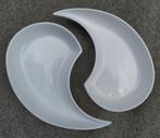 2 witte schaaltjes yin en yang, Huis en Inrichting, Ophalen of Verzenden, Nieuw