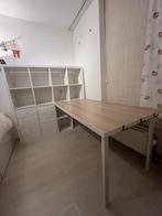 IKEA Kallax kast met bureau - wit, 16 vakken, Ophalen of Verzenden, Zo goed als nieuw