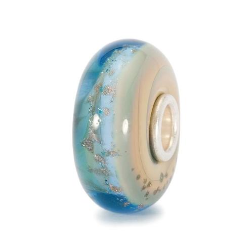Trollbead ‘strand’, Sieraden, Tassen en Uiterlijk, Bedels, Zo goed als nieuw, Trollbeads, 1 bedel, Ophalen of Verzenden