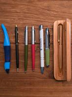 Set fijne pennen, Parker, Cross, Verzamelen, Pennenverzamelingen, Ophalen of Verzenden, Zo goed als nieuw, Balpen, Parker