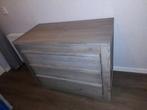 Robuuste Commode/kast met bijpassende wandplank, Huis en Inrichting, Ophalen of Verzenden, Gebruikt, 50 tot 75 cm, Met lade(s)