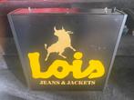Lois jeans lichtbak reclame vintage 80’s, Ophalen of Verzenden, Zo goed als nieuw, Lichtbak of (neon) lamp