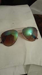 Aviator Zonnebril - Bruine Glazen (regenboog), Overige merken, Zonnebril, Bruin, Ophalen of Verzenden