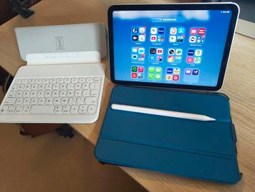iPad Mini 6 met Apple Pencil 2 + (keyboard)cover ZGAN beschikbaar voor biedingen