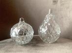 Glazen of kristallen appel en peer, Antiek en Kunst, Ophalen of Verzenden