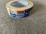Afplak tape schilderstape 50m, Doe-het-zelf en Verbouw, Schildersmaterialen, Ophalen of Verzenden, Nieuw, Overige typen