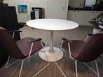 Ringsted Ronde tafel (Jysk) Zo Goed Als Nieuw, Huis en Inrichting, Tafels | Eettafels, Ophalen, Metaal, 50 tot 100 cm, Rond