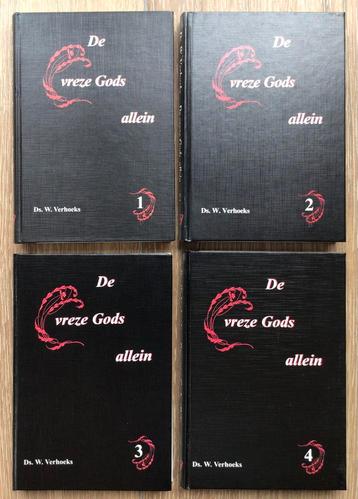 Ds. W. Verhoeks – De vreze Gods allein (compleet - 4 delen)  beschikbaar voor biedingen