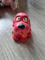 Spaarpot schattige hond met bloemen., Verzamelen, Ophalen of Verzenden, Zo goed als nieuw, Steen, Aardewerk of Keramiek, Dier