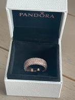Pandora ring mt 54, Sieraden, Tassen en Uiterlijk, Ringen, 20 of groter, Roze, Zo goed als nieuw, Zilver