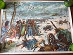 Oude Franse schoolplaat met Napoleon 2 afbeeldingen, Antiek en Kunst, Antiek | Schoolplaten, Ophalen of Verzenden, Geschiedenis
