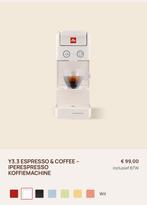 Iperespresso koffiemachine Illy, nieuw in doos. Y3.3. Wit., Witgoed en Apparatuur, Koffiezetapparaten, Nieuw, Ophalen of Verzenden