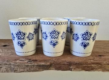 Zes melkbekers / koffiebekers Return to Sender - Hema beschikbaar voor biedingen