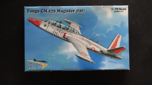 Fouga Magister Valom, Hobby en Vrije tijd, Modelbouw | Vliegtuigen en Helikopters, Nieuw, Vliegtuig, 1:72 tot 1:144, Overige merken
