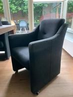 6 eetkamerstoelen antraciet, Huis en Inrichting, Stoelen, Ophalen, Gebruikt, Landelijk, Vijf, Zes of meer stoelen