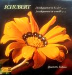 LP  SCHUBERT - Strijkkwartet Op.125+29/Quartetto Italiano, Ophalen of Verzenden, Romantiek, Zo goed als nieuw