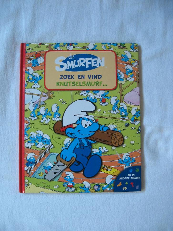 Smurfen, zoek en vind Knutselsmurf (een doe-boek), Verzamelen, Smurfen, Zo goed als nieuw, Overige typen, Knutselsmurf, Ophalen of Verzenden