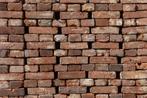 Antieke rood / paarse vormbak steen bezand WF 21x5.5 20M2, Ophalen, Gebruikt, Bakstenen