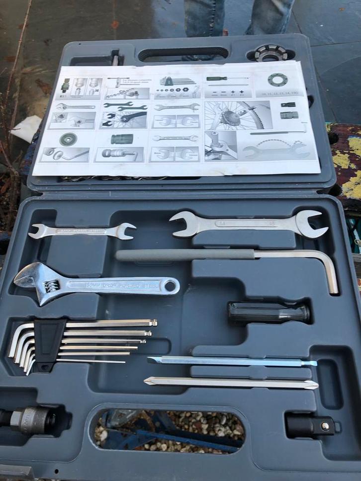 Fiets Gereedschapsset - Compleet, Fietsen en Brommers, Fietsaccessoires | Fietsgereedschap, Gebruikt, Gereedschapsset, Ophalen
