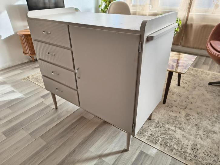 Vintage dressoir of commode | kasjmier mat *bezorging, Huis en Inrichting, Kasten | Dressoirs, Gebruikt, 150 tot 200 cm, 25 tot 50 cm
