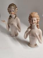 Halfdoll set van 2 vintage halfdoll beeldjes, Antiek en Kunst, Ophalen of Verzenden