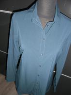 &CO WOMAN blouse travelstof mt L 38/40 petrol groen, NIEUW, Kleding | Dames, Blouses en Tunieken, Nieuw, Groen, Maat 42/44 (L)