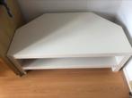 (Hoek)tafel ofTV meubel wit, Ophalen, 50 tot 100 cm, 50 tot 100 cm, Zo goed als nieuw