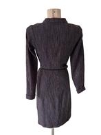 Humanoid jurk S, Bruin, Ophalen of Verzenden, Zo goed als nieuw, Onder de knie